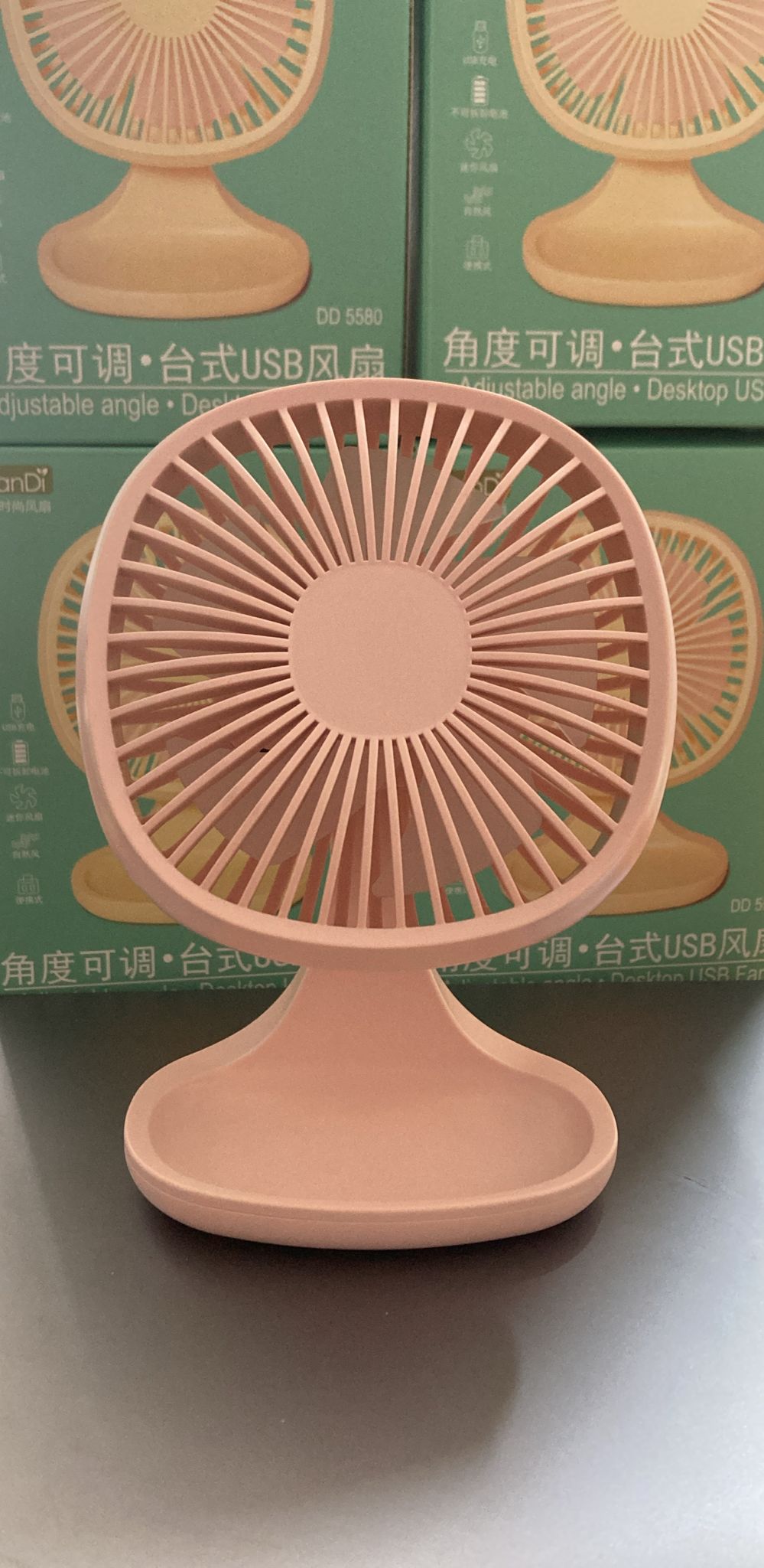 Bilişim Burada YM88192A DD5580 Masaüstü Oynar Başlıklı Fan Pembe